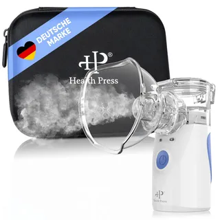 Health Press Inhalator – Tragbares Inhalationsgerät zur Inhalation bei Erwachsenen & Kindern 1 St Gerät
