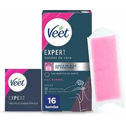 Körper Enthaarungsstreifen Veet Expert Achseln (16 Stück)
