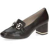 CAPRICE Damen Pumps aus Leder Karrèe, Braun (Dk Brown Nappa), 41 EU