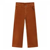 vidaXL Kinderhose Cord Cordhose Hose Kinder Thermohose Kordhose Winterhose Cognac 104 - 104