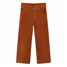 vidaXL Kinderhose Cord Cordhose Hose Kinder Thermohose Kordhose Winterhose Cognac 104 - 104
