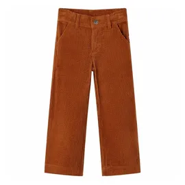 vidaXL Kinderhose Cord Cordhose Hose Kinder Thermohose Kordhose Winterhose Cognac 104 - 104