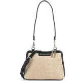 Valentino Demetra Umhängetasche Kunstleder Beige/Black