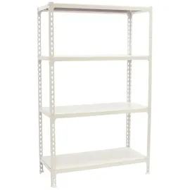 simonclick Lagerregal Stahl 1500x1200x300 mm weiß