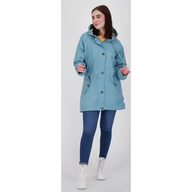 ankerglut Regenjacke "Friesennerz ANKERGLUT HVN", Damen, Gr. 40/42 (M), blau (hellblau), Obermaterial: 100% Polyurethan; Futter: 100% Polyester, figurumspielend, gerader Abschluss mit Druckknopf, Jacken Regenjacke, auch in Großen Größen erhältlich