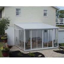 CANOPIA San Remo Alu weiß Polycarbonat 3 mm / Dach HKP 8 mm 16,7 m2