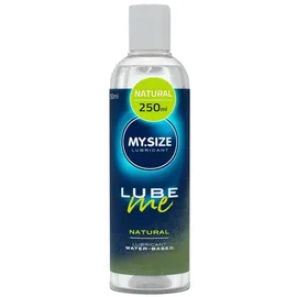 MY.SIZE Lube Me Natural 250 ml | Gleitmittel Natürlich & geruchsneutral | Lubricant Gel Für Toys & Latexkondome geeignet