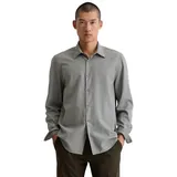 Marc O'Polo Langarmhemd aus leichtem Bio-Baumwoll-Flanell blau L