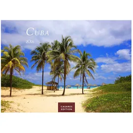 Casares Edition Cuba Kalender 2026 – Wandkalender Fotokalender Karibik 24x35cm | Karibische Bilder voller Lebensfreude, stilvolle Fotokunst für Küche, Büro oder Woh
