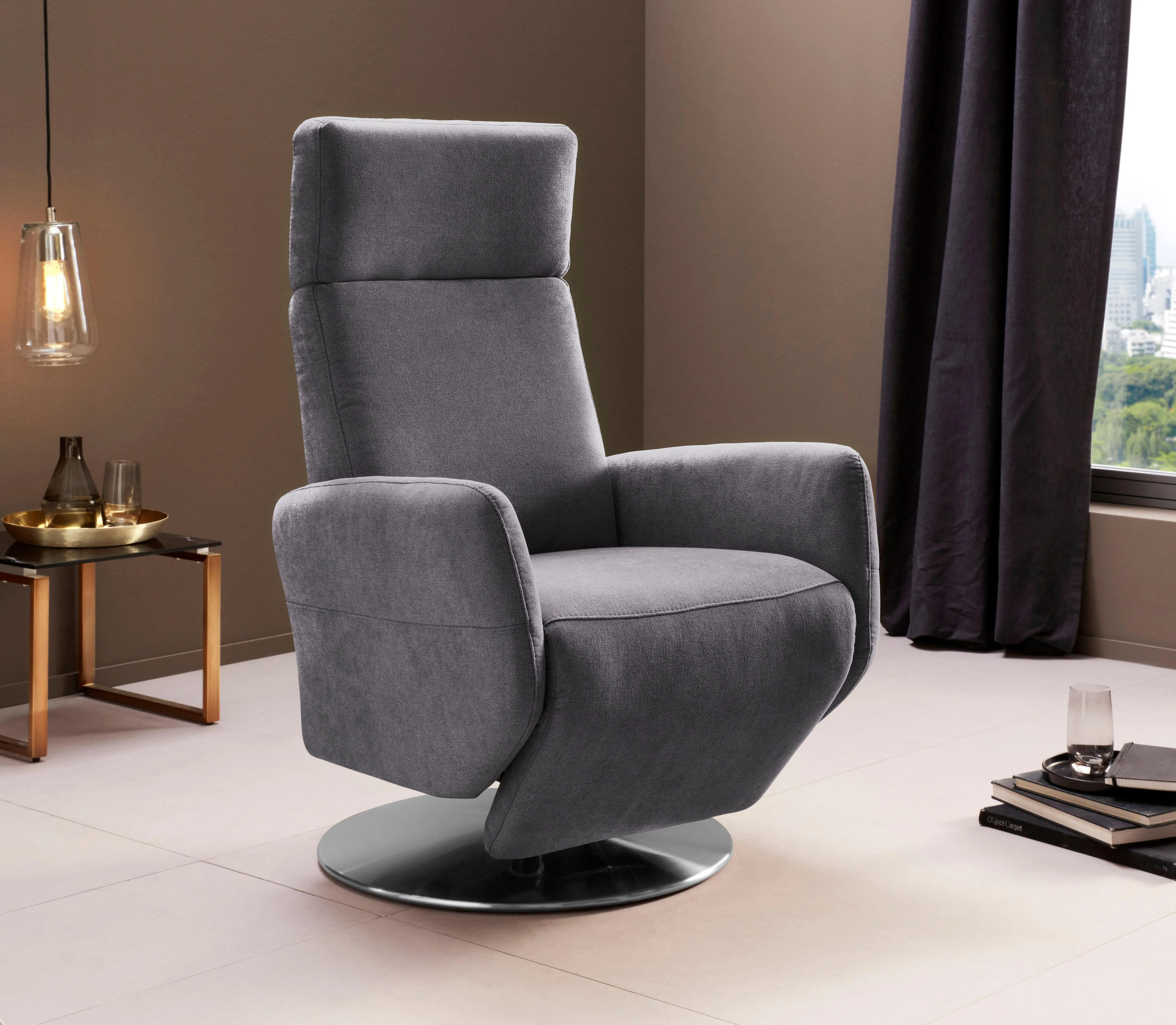 sit&more TV-Sessel »Kobra«, manuelle Relaxfunktion sit&more grau