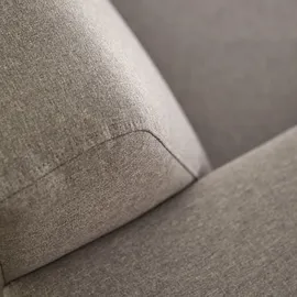 Tikamoon 2,5-Sitzer-Sofa Lars mit taupegrauem Stoffbezug