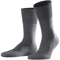 Falke Unisex Socken Run Freizeitsocken, unifarben Dunkelgrau 39-41