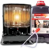 BlueCraft Petroleumofen mit Handpumpe und 20 L Kanister Petro...