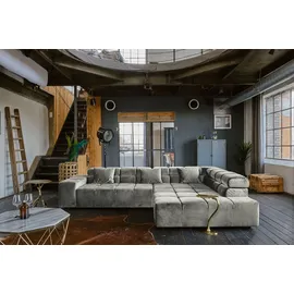 KAWOLA Sofa NEVADA silber