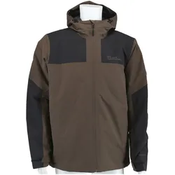 Jack Wolfskin Winterjacke Jasper 2024 (sehr wasser- und winddicht, atmungsaktiv) kaffeebraun Herren
