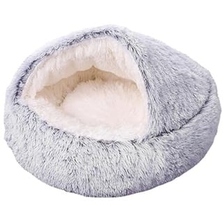 SWZEC dr Pfoten kuschelhöhle das traumbett für ultimativen Komfort (40cm,Grau1)