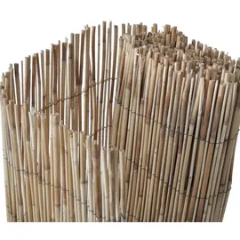 vidaXL Gartenzaun 300 x 80 cm Schilf/Braun