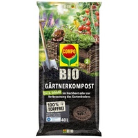 Compo Bio Gärtnerkompost torffrei 40 l