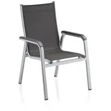 KETTLER Gartenstuhl Basic Plus silberfarben