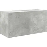 vidaXL Bad-Wandschrank Betongrau 60x25x30 cm Holzwerkstoff
