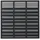 Plus Sichtschutzelement Silence 176 x 170 cm schwarz