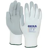 Majestic GmbH OXXA Handschuh X-Nitrile-Foam, Gr. 9, weiß/grau