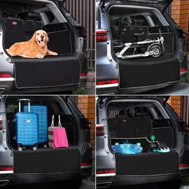 Kingsleeve Kofferraumschutz Universal Wasserabweisend Kratzfest Ladekantenschutz Pflegeleicht 600D Oxford Universal Schondecke Kofferraummatte Hund