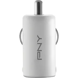 PNY Kfz-Batterieladegerät - 2.4 A (USB) - weiß