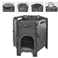 olymp handels gmbh Campingkocher Utschak Feuerofen Kazan 8-16 L
