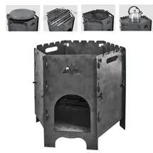 olymp handels gmbh Campingkocher Utschak Feuerofen Kazan 8-16 L
