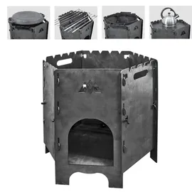 olymp handels gmbh Campingkocher Utschak Feuerofen Kazan 8-16 L