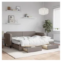 vidaXL Tagesbett 80 x 200 cm Schwarz