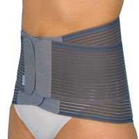 PRIM S.A. Action Rückenbandage, halbstarr, mit Tensor, Grau, XL