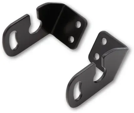 HIGHSIDER pro Blinkeradapter Schwarz Original, Für Kennzeichenhalter, Aprilia/BMW/Triumph/Yamaha (Paar)