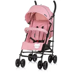 Chipolino Kinderwagen Milano Buggy bis 22 kg, Rückenlehne verstellbar, faltbar rosa