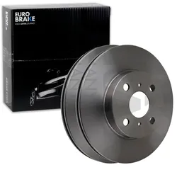 2x Eurobrake Bremsscheiben 254mm Belüftet Vorne Passend Für Toyota Paseo: Bremsscheibe Toyota: 4351210100 Toyota: 4351210170 Toyota: 4351210200 Toyota