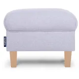 Konsimo Sitzhocker MILES Stoff 55 x 42 x 40 cm Grau