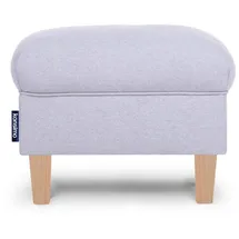 Konsimo Sitzhocker MILES Stoff 55 x 42 x 40 cm Grau