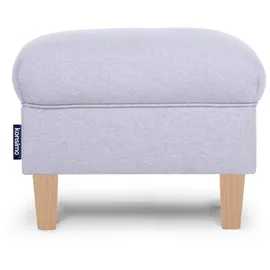 Konsimo Sitzhocker MILES Stoff 55 x 42 x 40 cm Grau