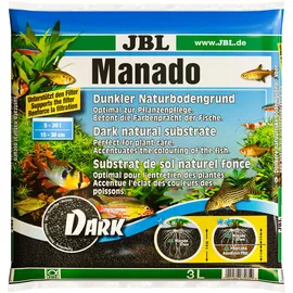 JBL Aquaristik JBL Manado DARK 3l dunkelbraun