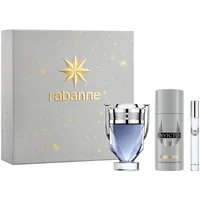 Paco Rabanne Invictus Eau de Toilette 100 ml + Eau de Toilette 10 ml + Deo Spray 150 ml Geschenkset