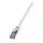 Logilink Patchkabel CAT 6a S/FTP Grau vergoldete Steckkontakte, Flammwidrig, mit Rastnasenschutz 1 St.