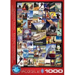 Eurographics 6000-0648 - Eisenbahnabenteuer, Puzzle, 1.000 Teile