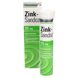 Hexal Zink Sandoz 25 mg Brausetabletten 20 St.