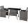 Tectake  Lausanne Set 3-tlg. grau