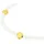 Amor Perlenarmband mit Herzen gelbgoldfarben 17 cm