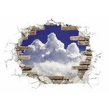 KOMAR Decosticker Break Out Clouds 100 x 70 cm)