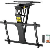 Easy Life EasyLife TV Deckenhalter Smart Home elektrisch drehbar und schwenkbar 32 bis 75 Zoll VESA 600x400 Schwarz
