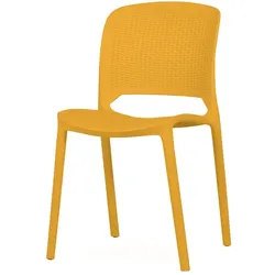 Packung mit 16 Montana Rattan Stühle Gelb