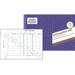 Avery Zweckform Buchungsbeleg 308 DIN A5 quer 50Blatt